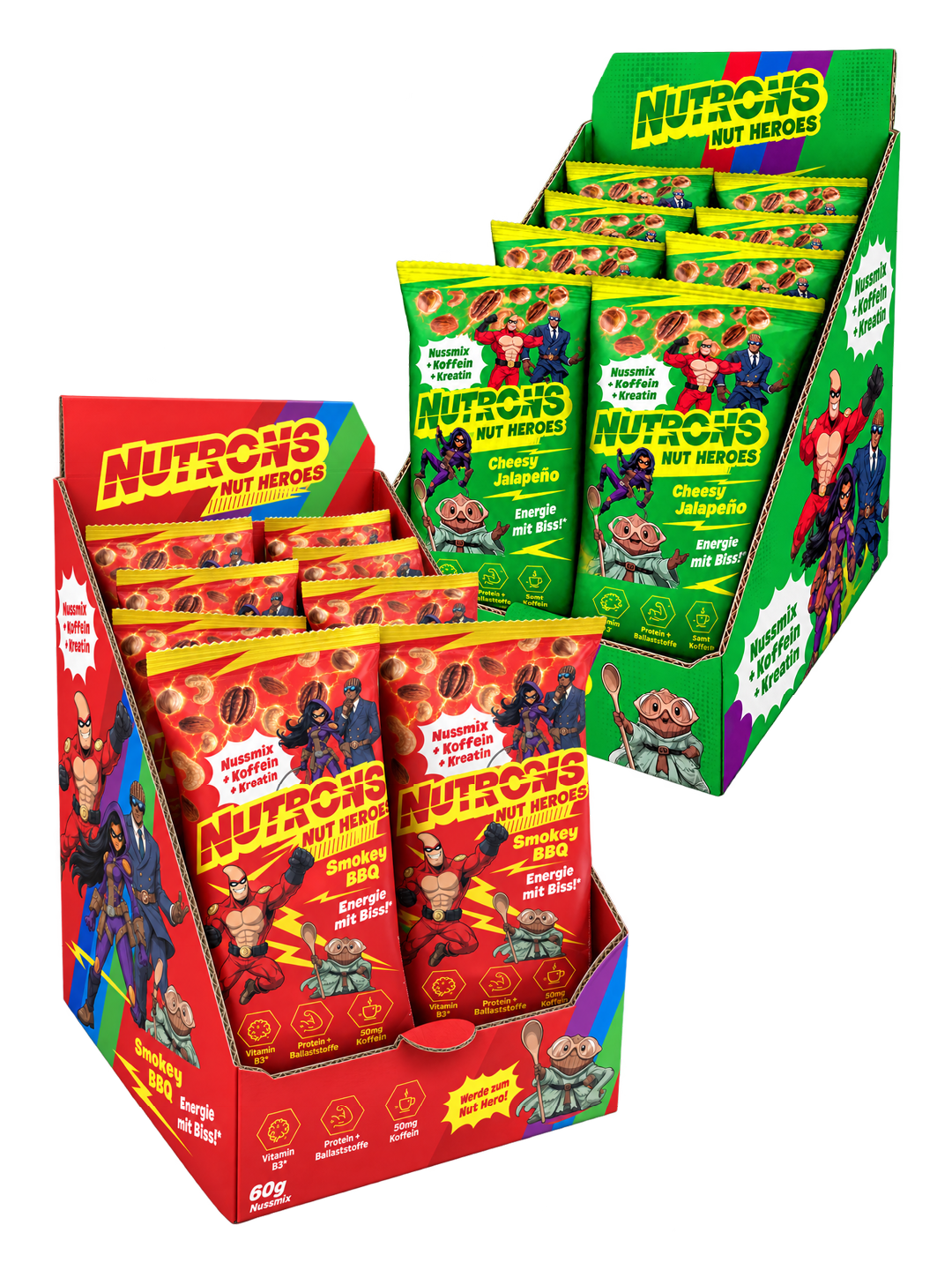 Nutrons Double Box mit zwei Energyboxen à 12 Energypacks
